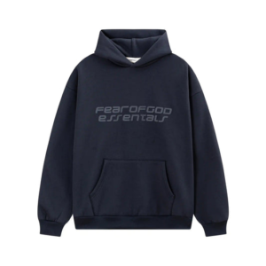 Fear of God Essentials Font Black Hoodie