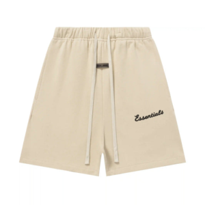 Fear of God Essentials Beige Script Short
