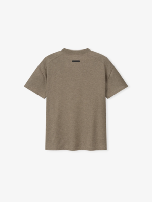 Fear of God Essentials Brown Script Logo T-Shirt