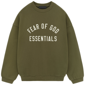 Fear of God Essentials Olive Sweatshirt