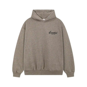 Essentials Taupe Oversized Hoodie voor Heren