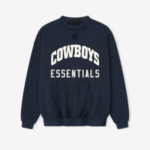 Fear of God Essentials Cowboys Navy Crewneck Sweatshirt