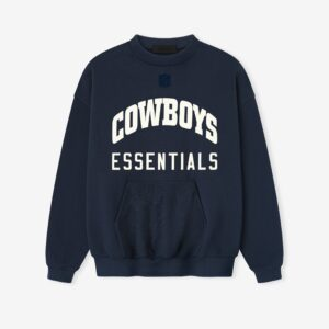 Fear of God Essentials Cowboys Navy Crewneck Sweatshirt