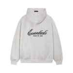 Essentials Lichtgrijze Hoodie