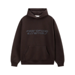 Fear of God Essentials Font Dark Brown Hoodie