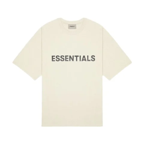 Fear of God Essentials Off-White Chest Logo T-Shirt Fear of God Essentials Off-White Chest Logo T-Shirt