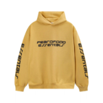 Fear of God Essentials Sleeve Logo Yellow Hoodie