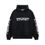 Fear of God Essentials Sleeve Logo Black Hoodie