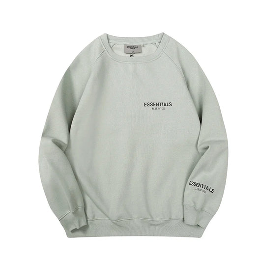 Fear of God Essentials Grey Crewneck Sweater Fear of God Essentials Grey Crewneck Sweater