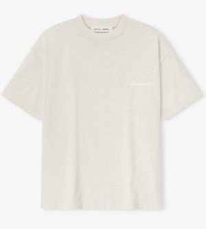 Fear of God Essentials Cursive Logo Light Grey T-Shirt