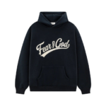 Fear of God Cursive Script Black Hoodie