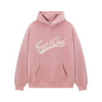 Fear of God Cursive Script Light Grey Hoodie