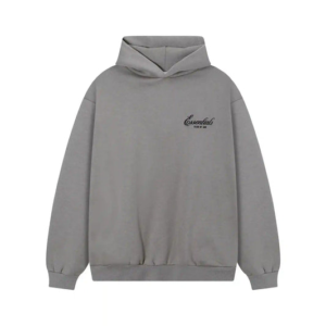 Essentials Grijze Oversized Hoodie voor Heren