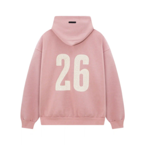 Fear of God Cursive Script Light Grey Hoodie