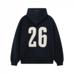 Fear of God Cursive Script Black Hoodie