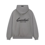 Essentials Grijze Oversized Hoodie voor Heren