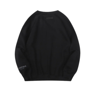Fear of God Essentials Black Crewneck Sweater