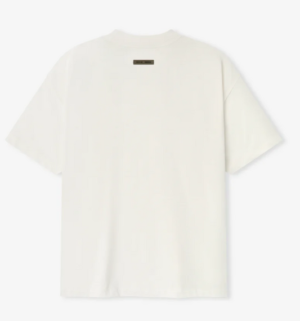 Fear of God Essentials Cursive Logo White T-Shirt