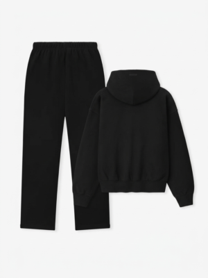 Fear of God Essentials Black Straight-Leg Tracksuit