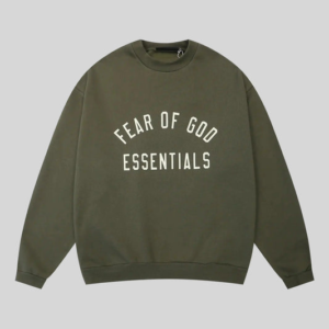 Essentials Arch Crewneck - Dark Green / Hemlock