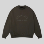 Essentials Arch Crewneck Dark Ink Black