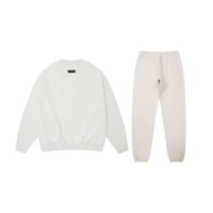 Fear of God Essentials Arch Logo Light Grey Tracksuit