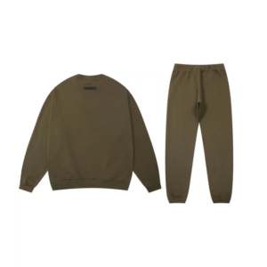 Fear of God Essentials Arch Logo Dark Olive Tracksuit