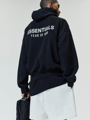 Fear of God Essentials Classic Black Hoodie