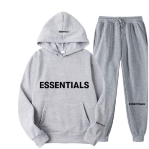 Fear of God Essentials light Grey Tracksuit