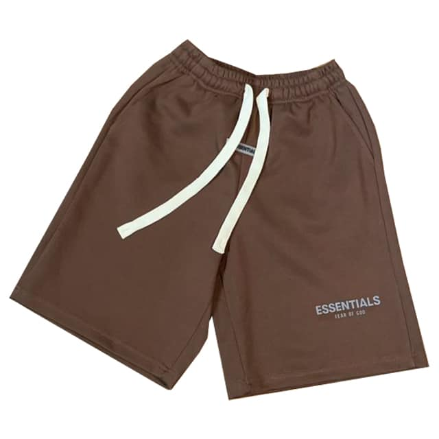 Fear of God Essentials Brown Shorts Fear of God Essentials Brown Shorts