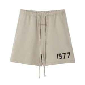 Fear of God Essentials 1977 Beige Shorts