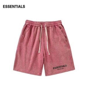 Fear of God Essentials Washed Pink Shorts