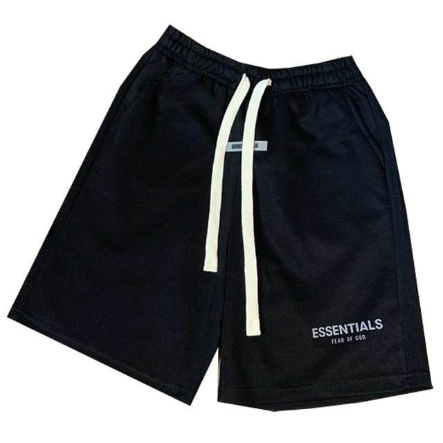 Fear of God Essentials Black Shorts Fear of God Essentials Black Shorts