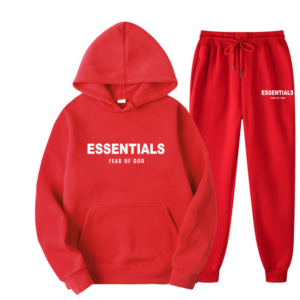 Fear of God Essentials Red Tracksuit