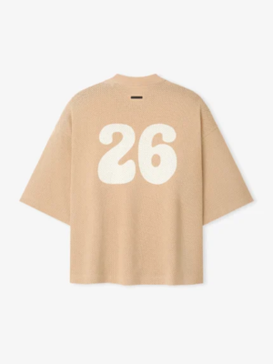 Fear of God Essentials All Valley Beige Mesh T-Shirt