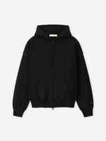 Essentials Black Zip Hoodie