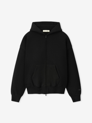 Essentials Black Zip Hoodie