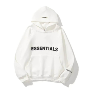 Fear of God Essentials White Hoodie