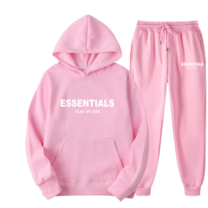 Fear of God Essentials Pink Tracksuit