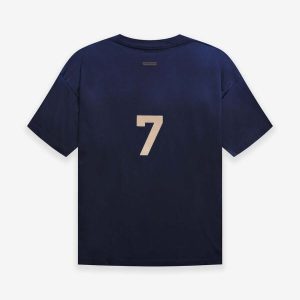 Fear of God Navy Blue T-Shirt