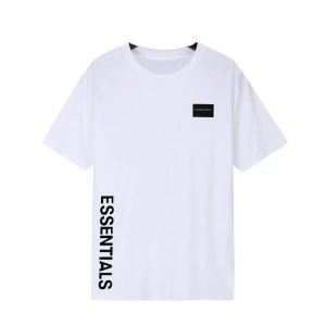 Fear of God Essentials White Side Print T-Shirt